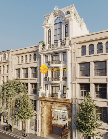 Bán tòa nhà vp 9 tầng mặt phố bach mai phố huế dt 281m2 mt 7.5m. giá 170 tỷ