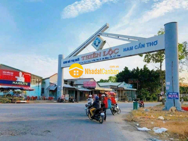 Bán nền 100m2 sổ hồng đường b3 lộ 28m gần trường việt mỹ kdc thiên lộc, p. hưng phú, tp. cần thơ