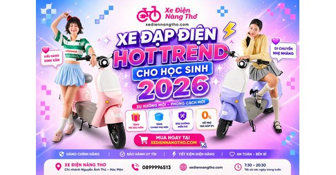Xe Đạp Điện Hottrend Cho Học Sinh Xu Hướng 2026 Không Thể Bỏ Qua