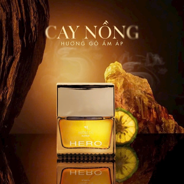 Nước hoa 𝐇𝐄𝐑𝐎 𝐏𝐀𝐑𝐅𝐔𝐌 - CAY NỒNG HƯƠNG GỖ ẤM ÁP