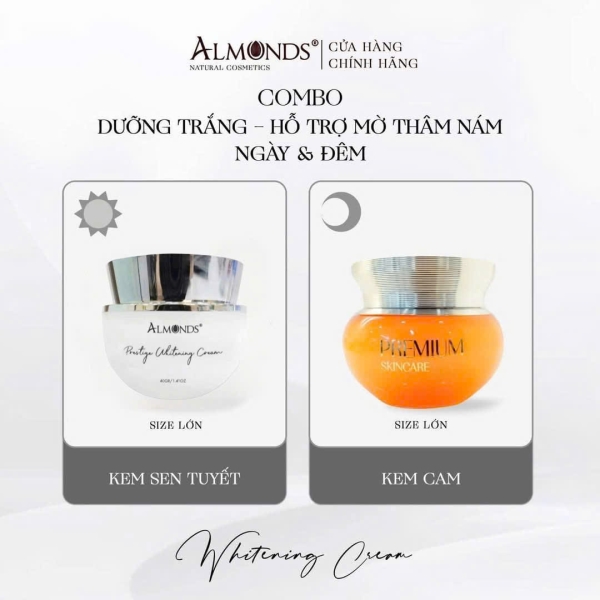 Cặp kem nám ngày & đêm - Giải pháp trắng sáng da, giảm thâm nám