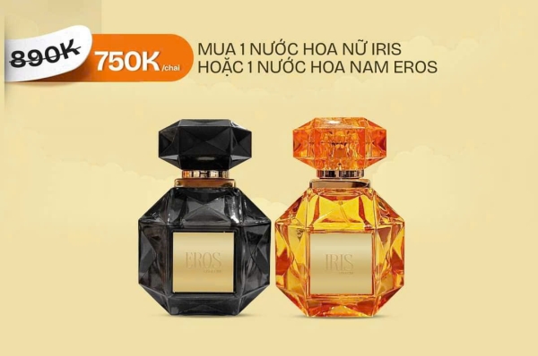 EROS & IRIS - BỘ ĐÔI NƯỚC HOA HƯƠNG GỖ HOT