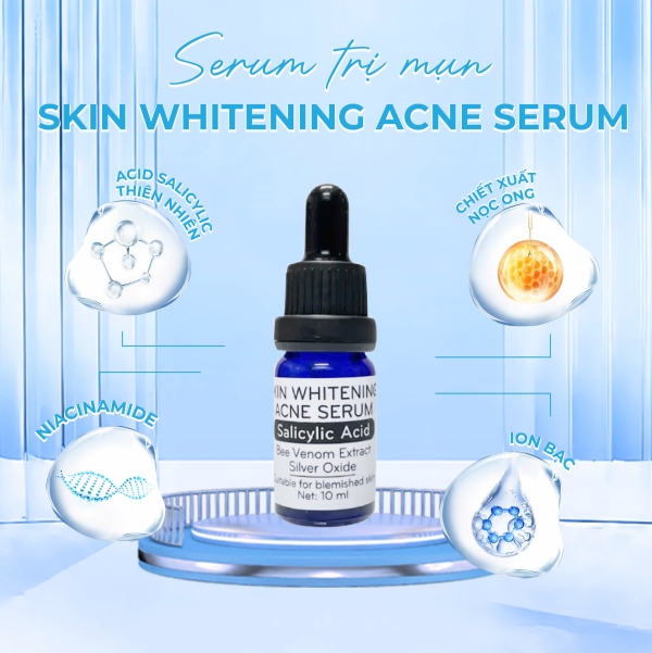 GLEECOS - SKIN WHITENING ACNE SERUM - 10ml/chai