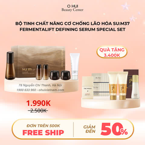 Bộ Dưỡng Da Sum37 Fermentalift Defining Serum Special Set