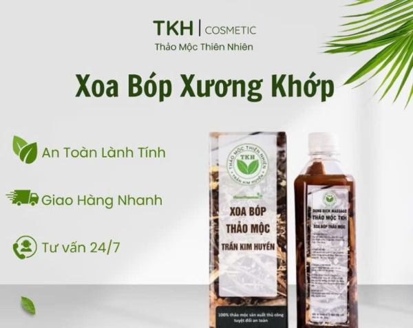 Thảo mộc xoa bóp xương khớp Trần Kim Huyền